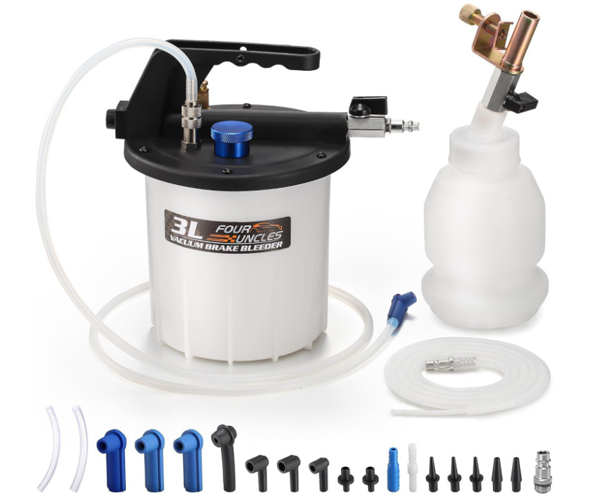 Kit Purgador de Frenos 3L con Bomba de Vacío para Líquido de Frenos Kit Purgador de Frenos 3L con Bomba de Vacío para Líquido de Frenos