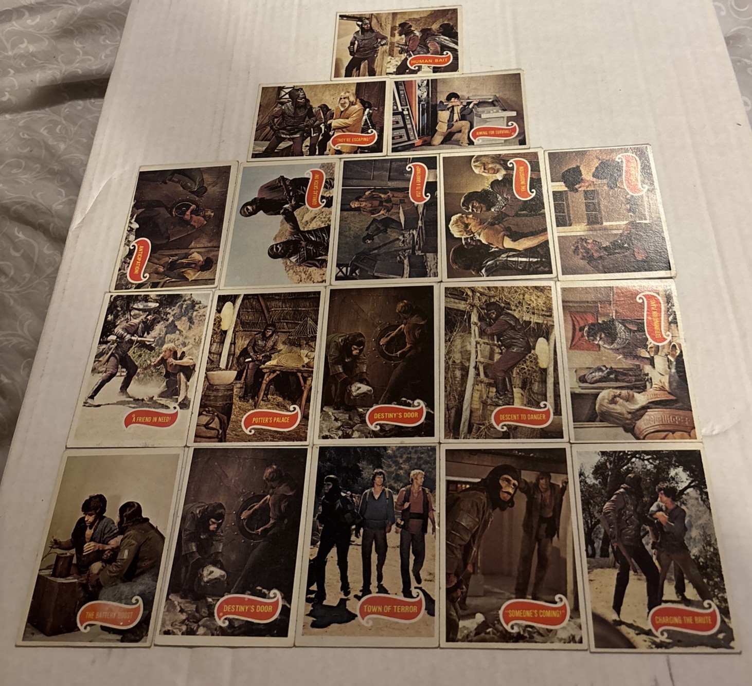 Vintage Planet of the Apes 1967 Trading Cards Lot of 18 Apjac