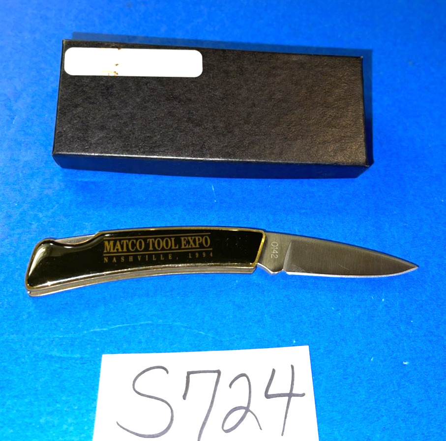 MATCO TOOLS NEW 1994 NASHVILLE TOOL EXPO POCKET KNIFE HAS GUITAR ON IT