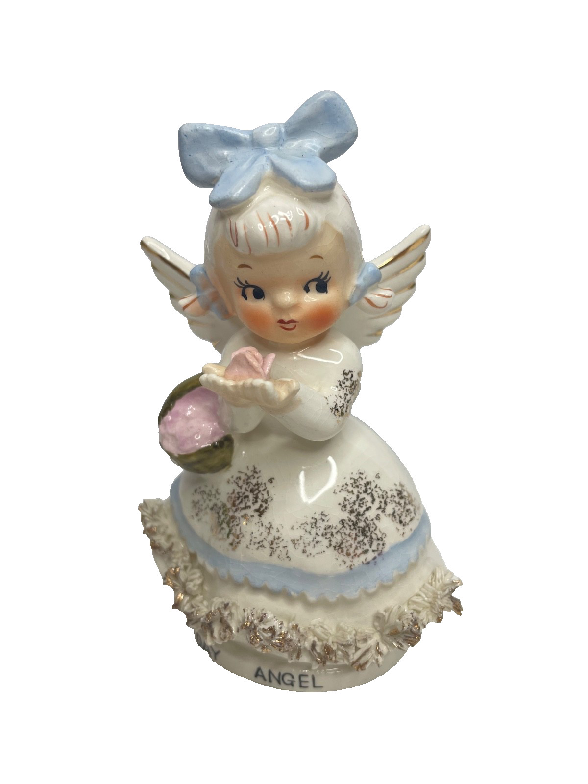 Vintage Metasco Friday Angel Figurine Japan 1950s Day of Week Angel