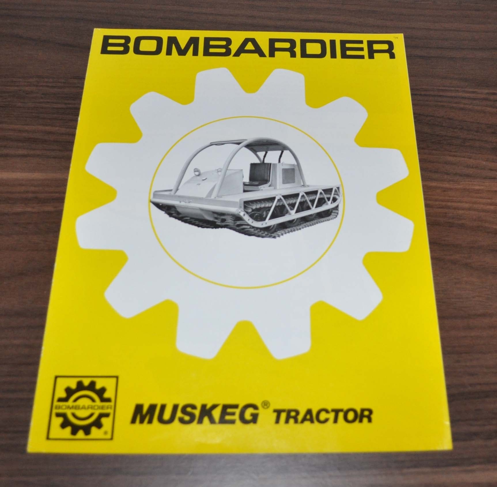 1978 Bombardier Muskeg Tractor Crawler All Terrain Vehicle Brochure Prospekt