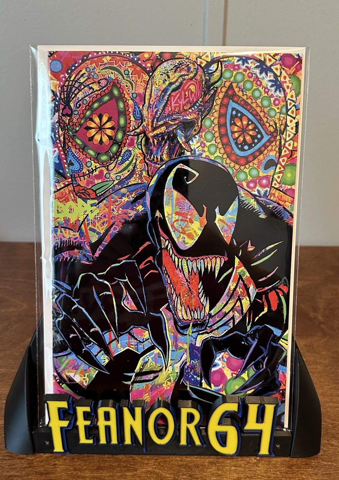VENOM DORK GRAFFITI #1 Lethal Paint Marker Kyle Willis EMBOSSED FOIL