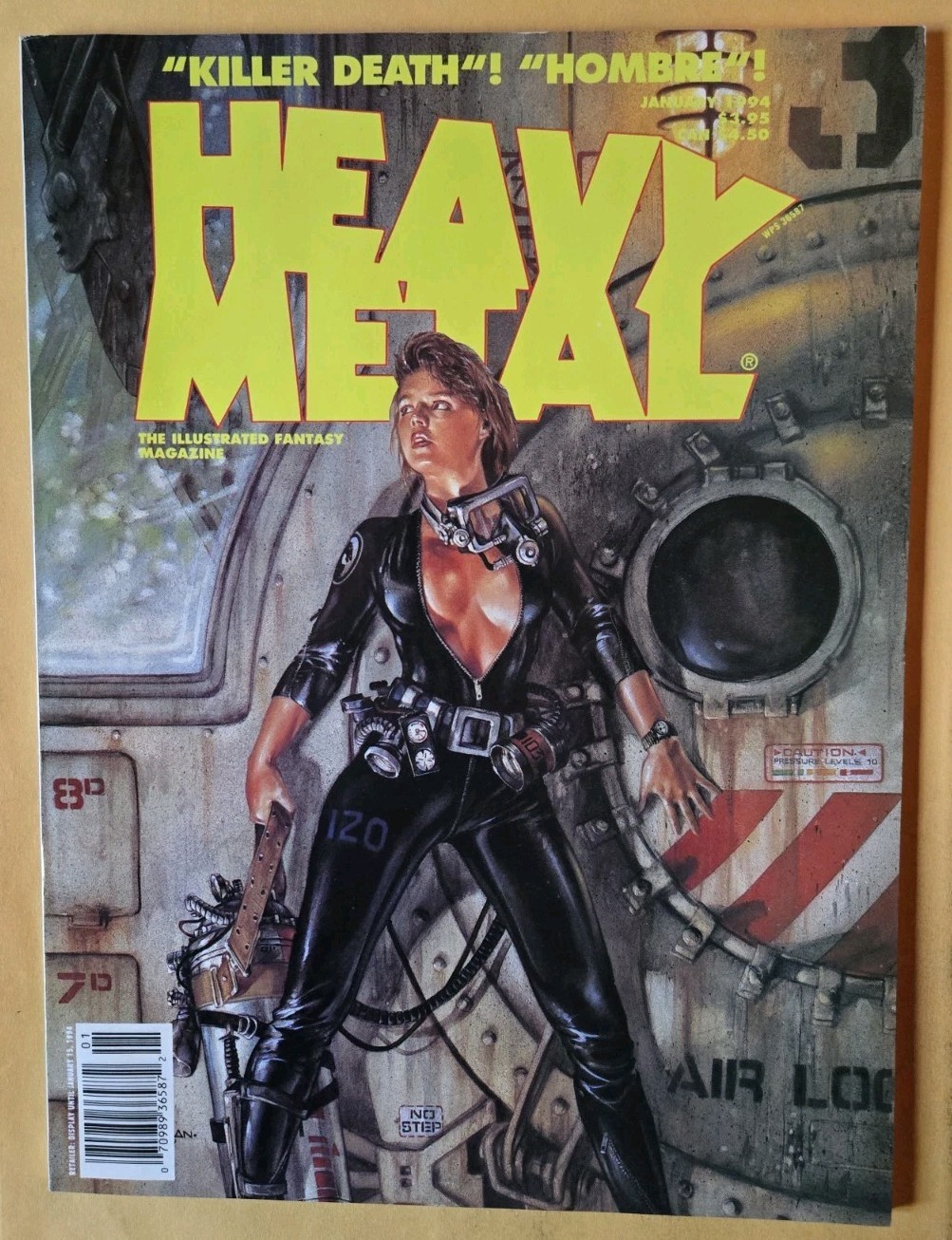 Heavy Metal Vol 17 #6 Fantasy Magazine Cover By David Dorman \