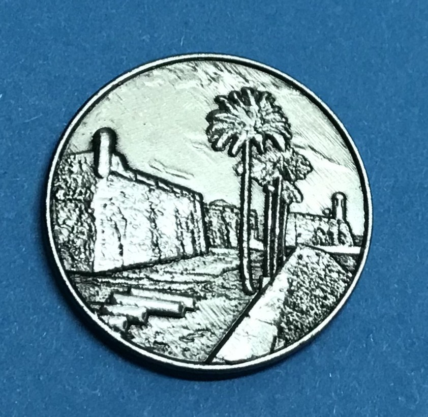 Castillo de San Marcos National Monument Token Castillo de San Marcos National Monument Token