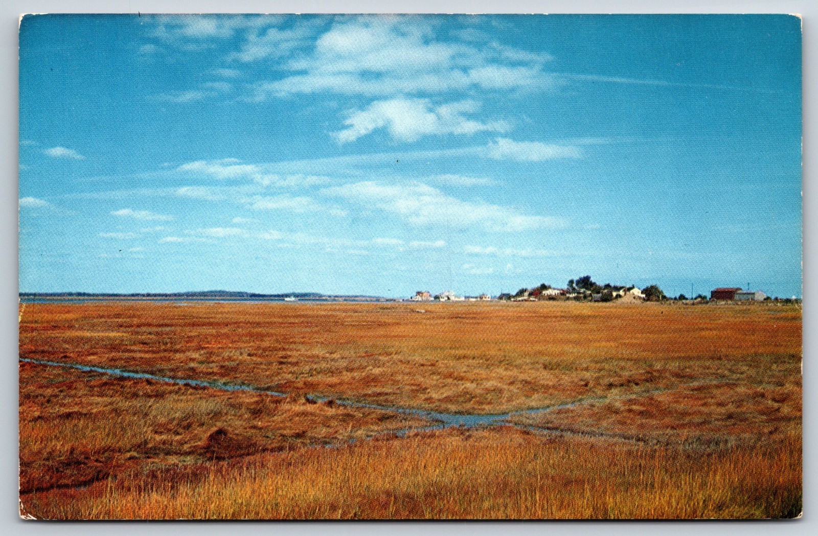Vintage Postcard Eagle Hill & The Marshes Ipswich Massachusetts