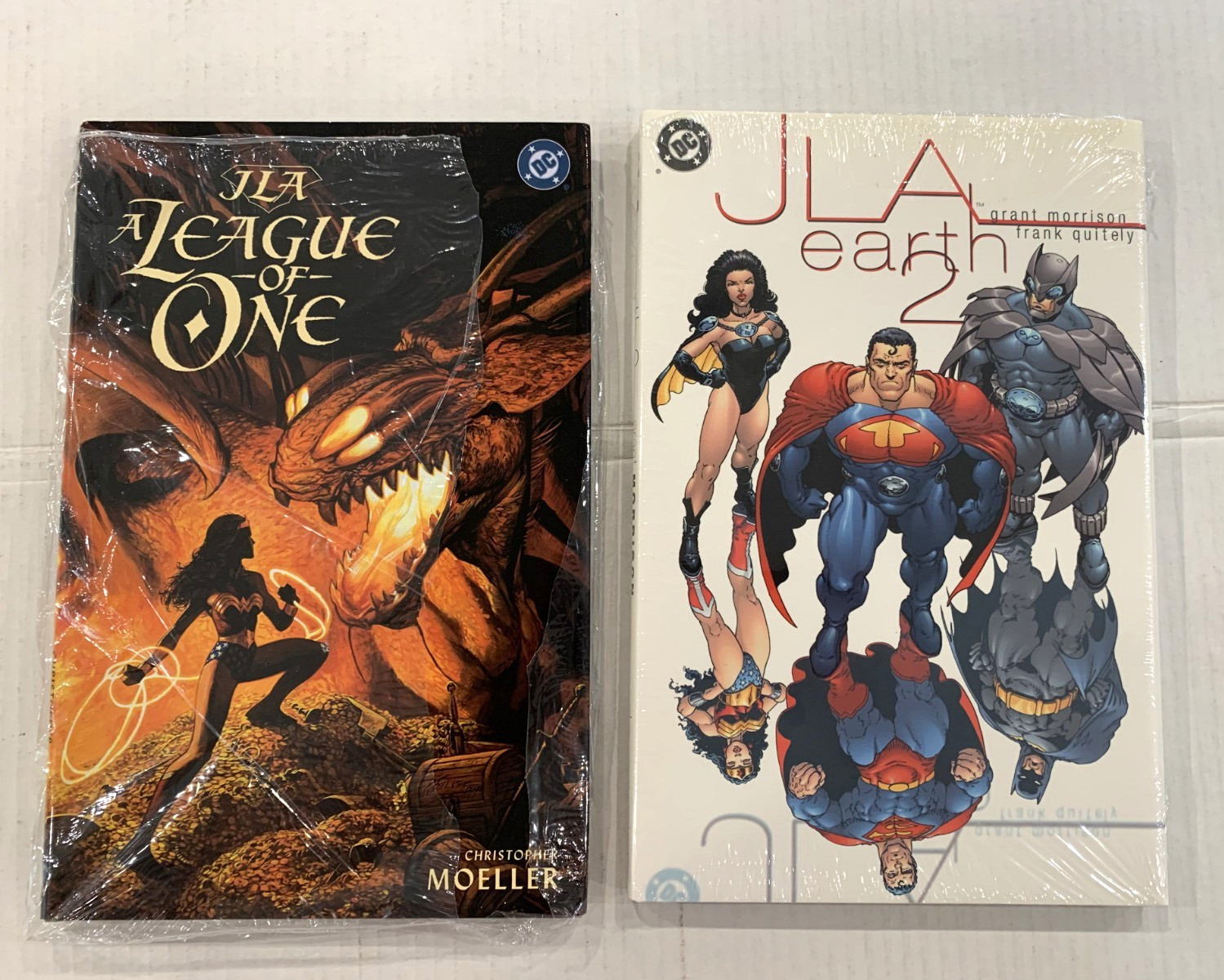 JLA: Earth 2 unsealed 2000 JLA: A League of One unsealed 2002 JLA: Earth 2 unsealed 2000 JLA: A League of One unsealed 2002