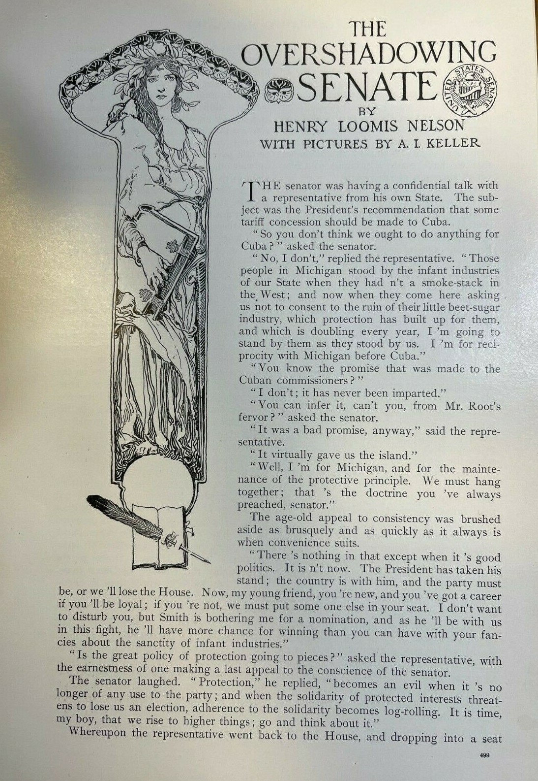 1903 United States Senate illustrated