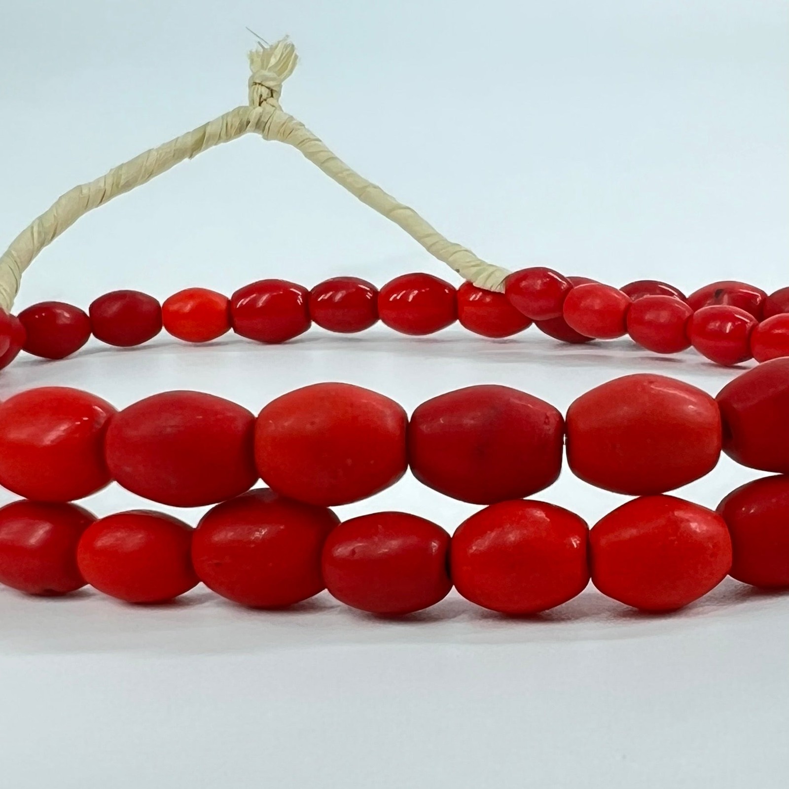 Old Bohemian Red Trade Beads
