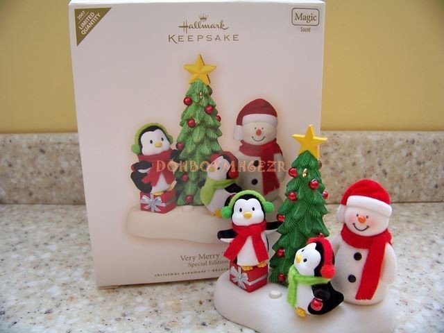 Hallmark 2007 Very Merry Trio Snowman Magic Limited Quantity Christmas Ornament Hallmark 2007 Very Merry Trio Snowman Magic Limited Quantity Christmas Ornament