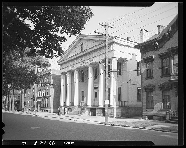 Photo:Schenectady New York Department of Education Building 1943
