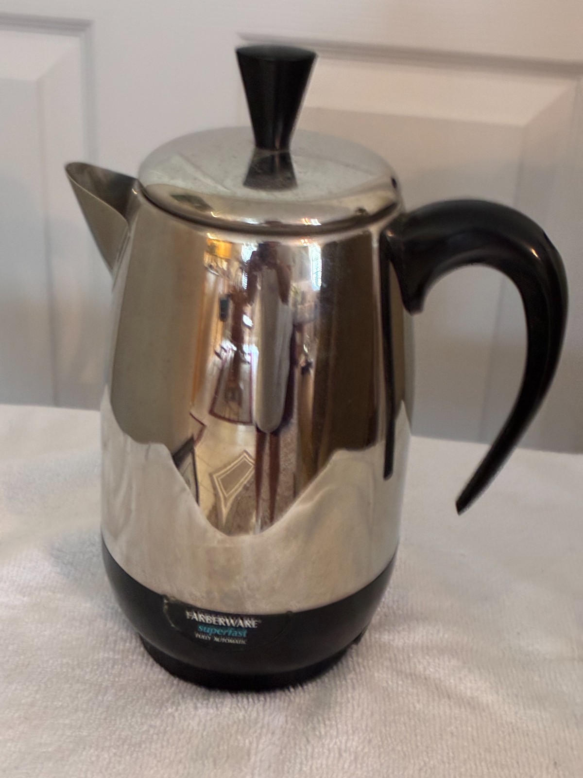 Vintage Farberware Super Fast Automatic 8 Cup Coffee Percolator Model FCP280-A