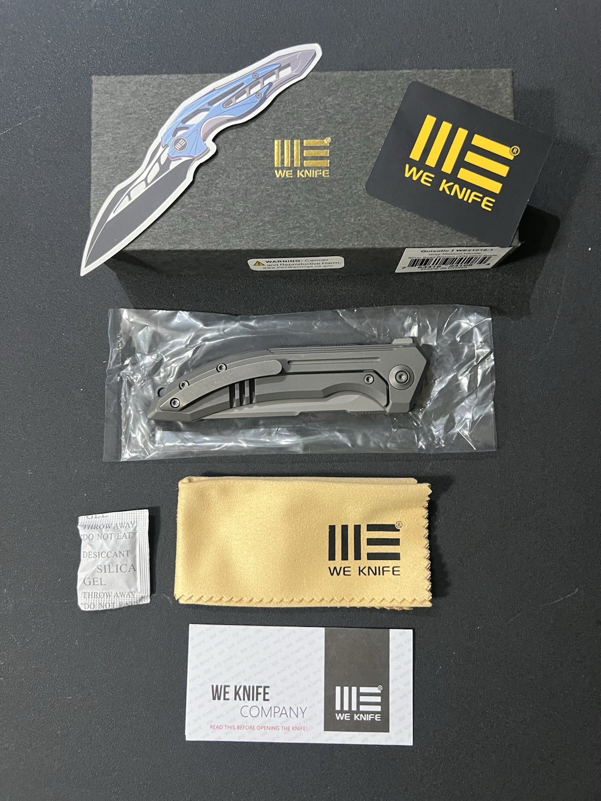 WE Knife Co. Quixotic WE21016-1 ~ 20CV & Titanium