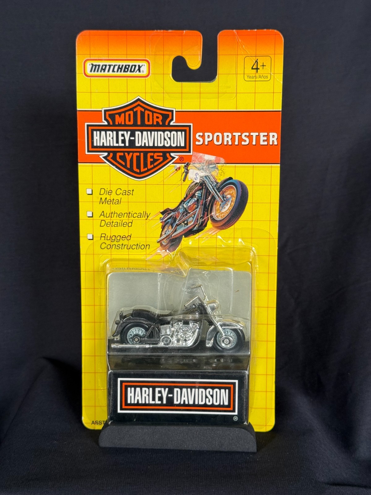 1993 Matchbox Collectibles Harley-Davidson Sportster 1:64 Die-Cast Motorcycle