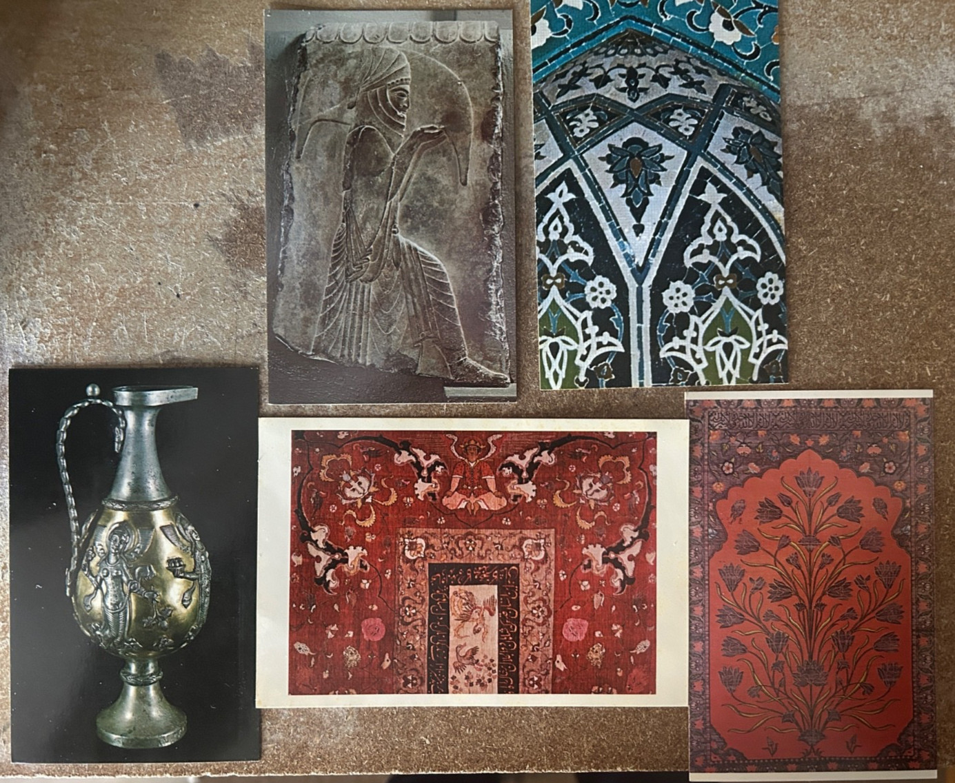 5 Vintage 1940s-1980s Various Persian Postcards Art Gallery 5 Vintage 1940s-1980s Various Persian Postcards Art Gallery