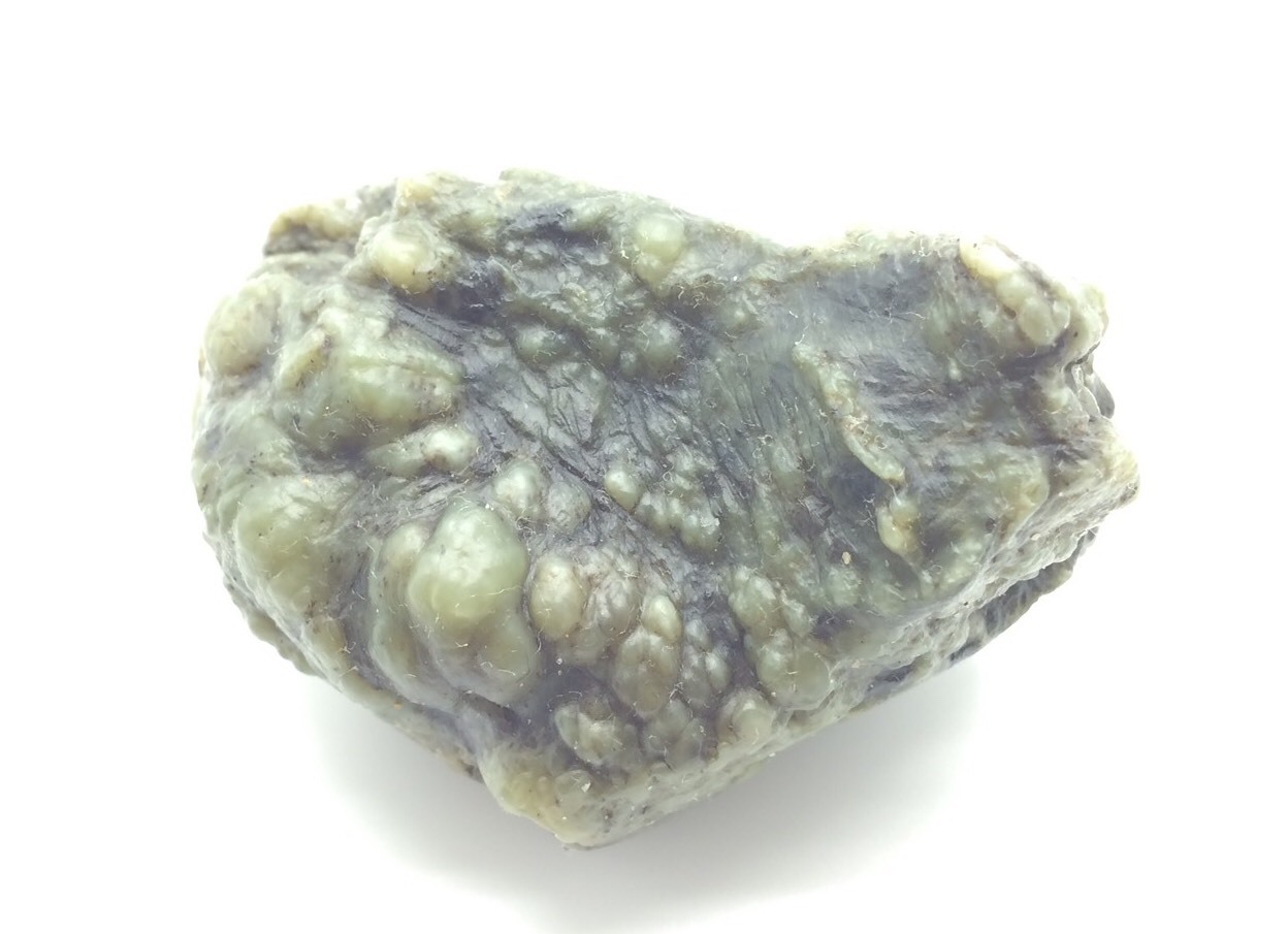 Big Sur Botryoidal Jade Pebble Ocean Polish Green Nephrite Monterey CA #15