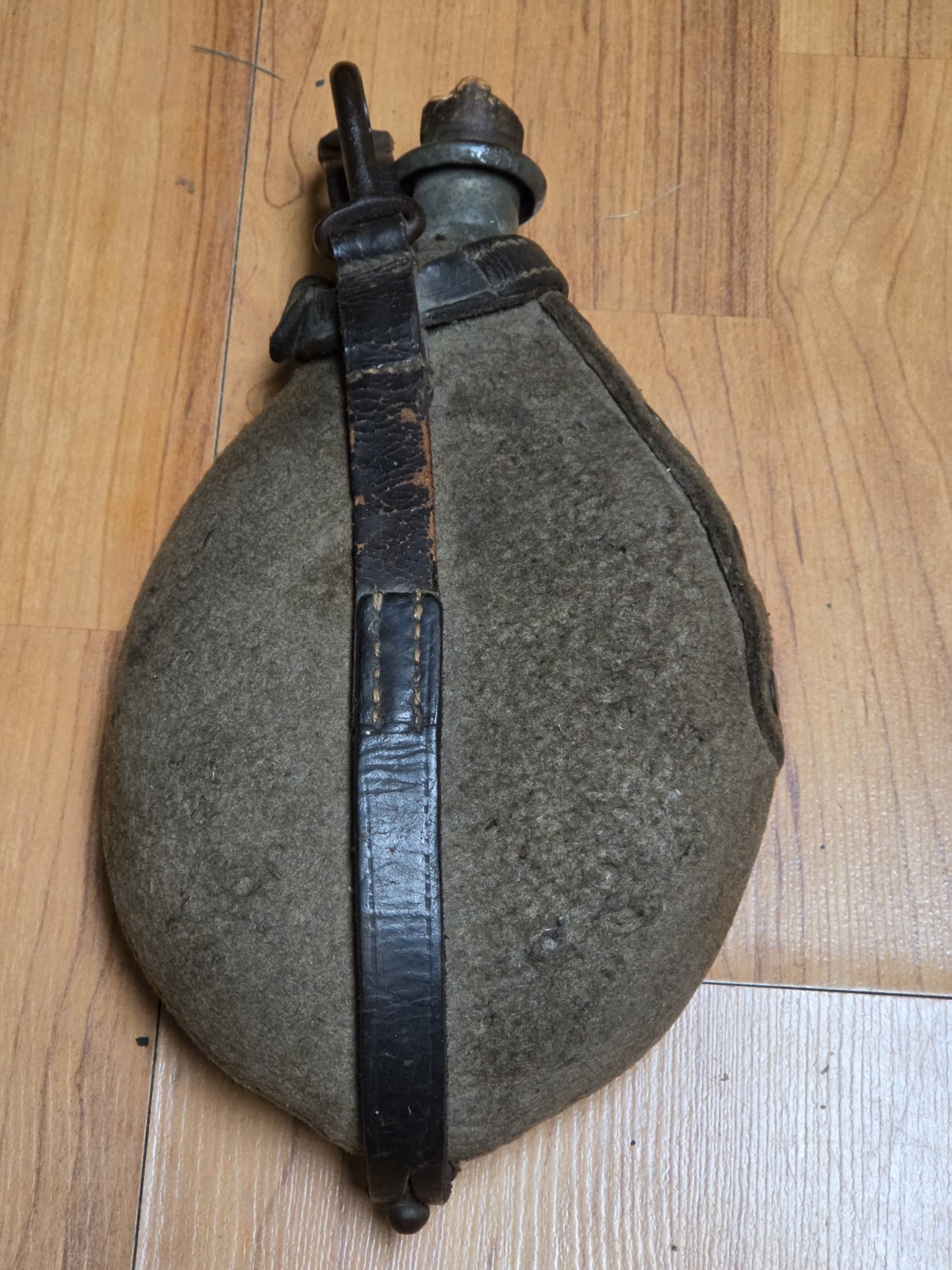 WWII German Military Canteen Flask Early World War 2 Antique Vtg WWII German Military Canteen Flask Early World War 2 Antique Vtg