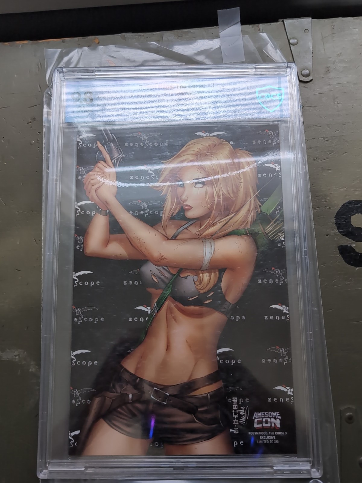 Robyn Hood: The Curse #3 CBCS 9.8 (Mar 2018, Zenescope) DeBalfo Awesome Con E