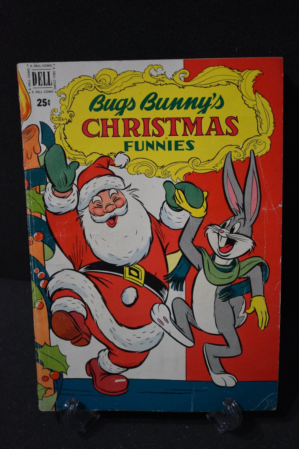 Bugs Bunny's Christmas Funnies Dell Comic 1966 Vintage Looney Tunes Santa Claus