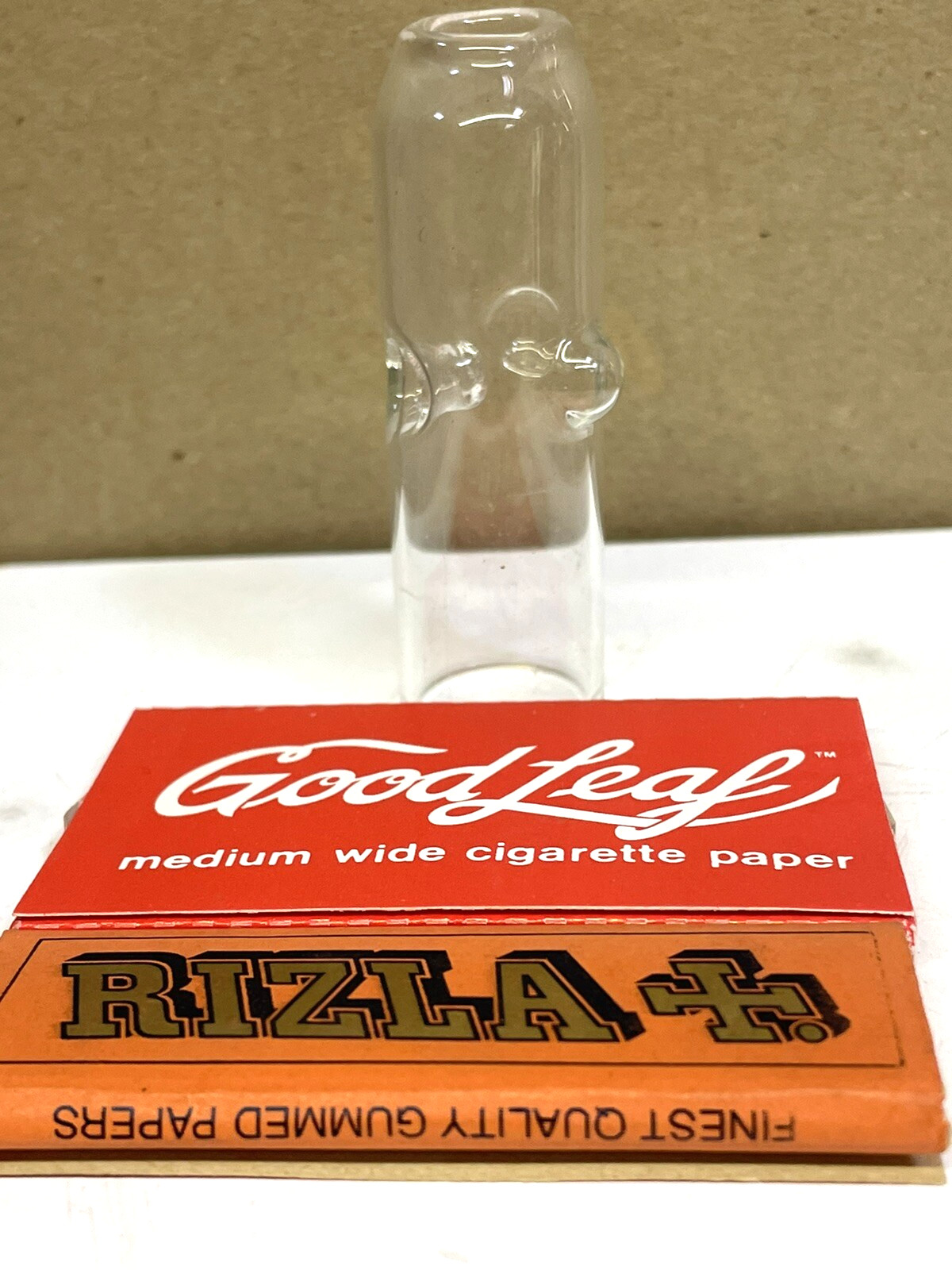 Org VTG / Carb Chillum  3” Rizla Limited & Good Leaf Rolling Papers Unused