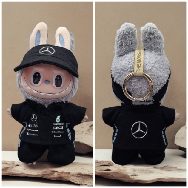 Labubu Clothing Red Bull Mercedes Costume Ferrari Racing Outfit
