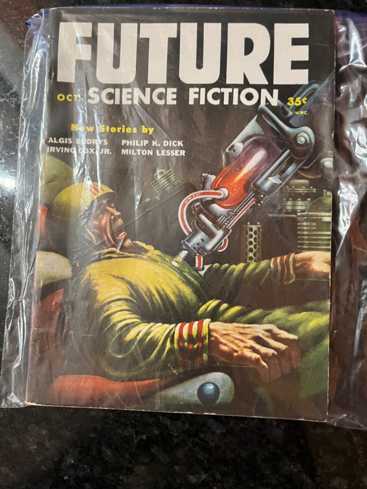 FUTURE SCIENCE FICTION DIGEST PHILIP K. DICK OCT 1954 Cover by KELLY FREAS
