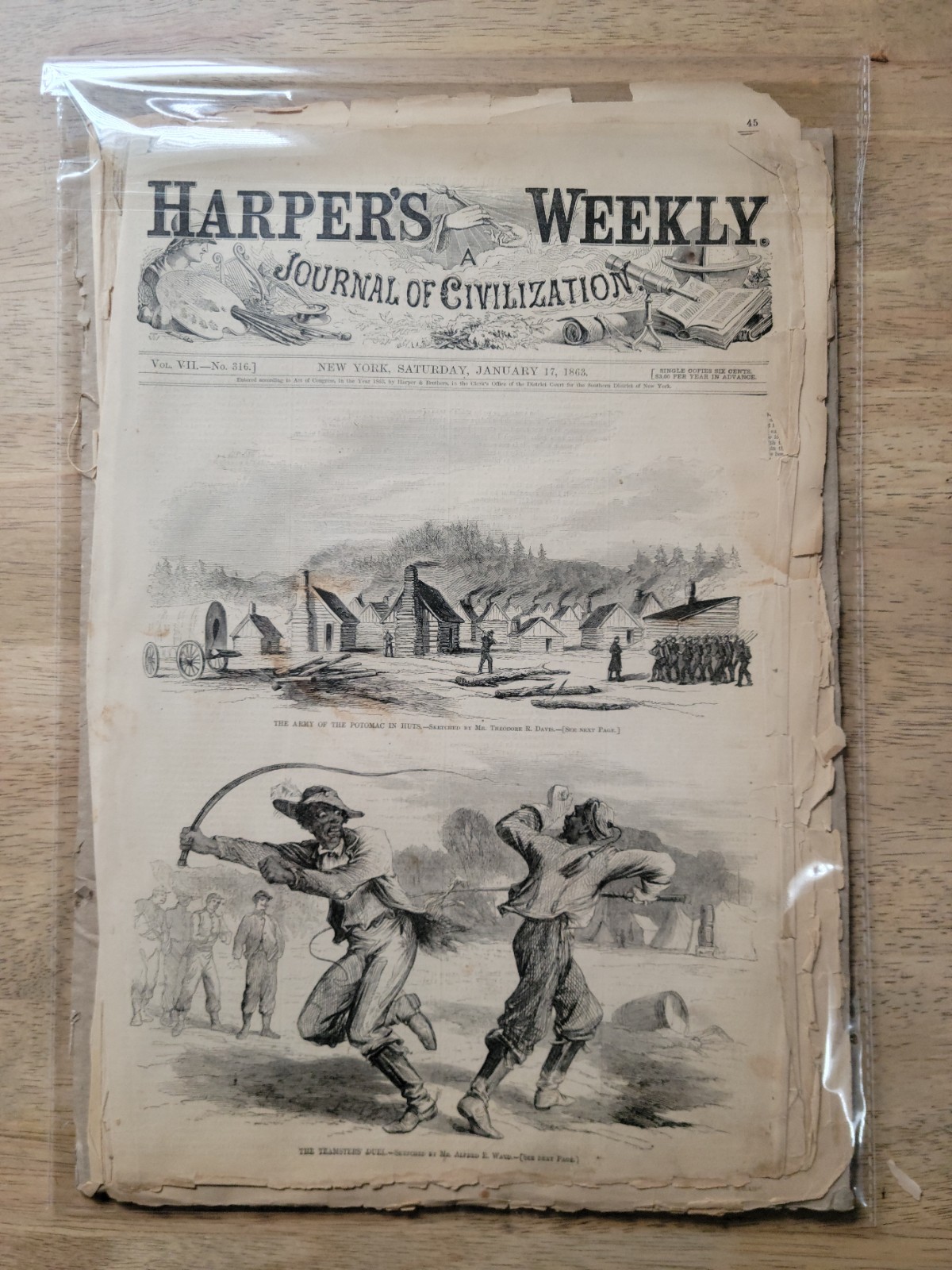 1863 Harper’s Weekly AUTHENTIC January 17 Issue – COMPLETE- Civil War Gettysburg 1863 Harper’s Weekly AUTHENTIC January 17 Issue – COMPLETE- Civil War Gettysburg