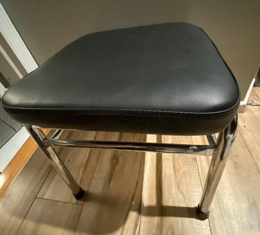 Arcade Stool SEGA Astrocity Blast City Game Center Black Chair 16X16X17 inch