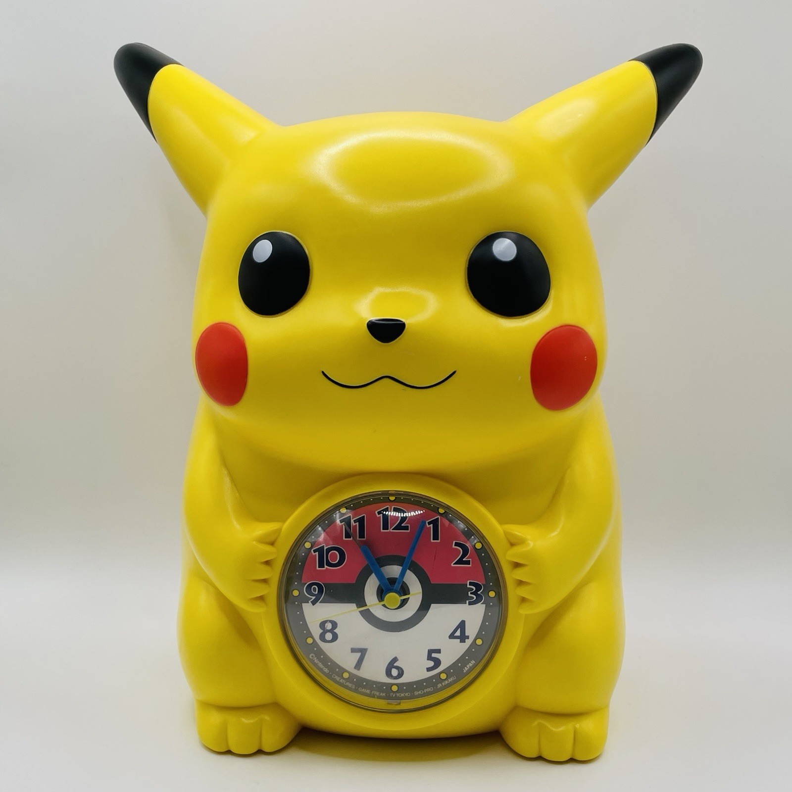 Pokémon Pikachu Talking Alarm Clock JF327A 1990s SEIKO Japan Working Vintage