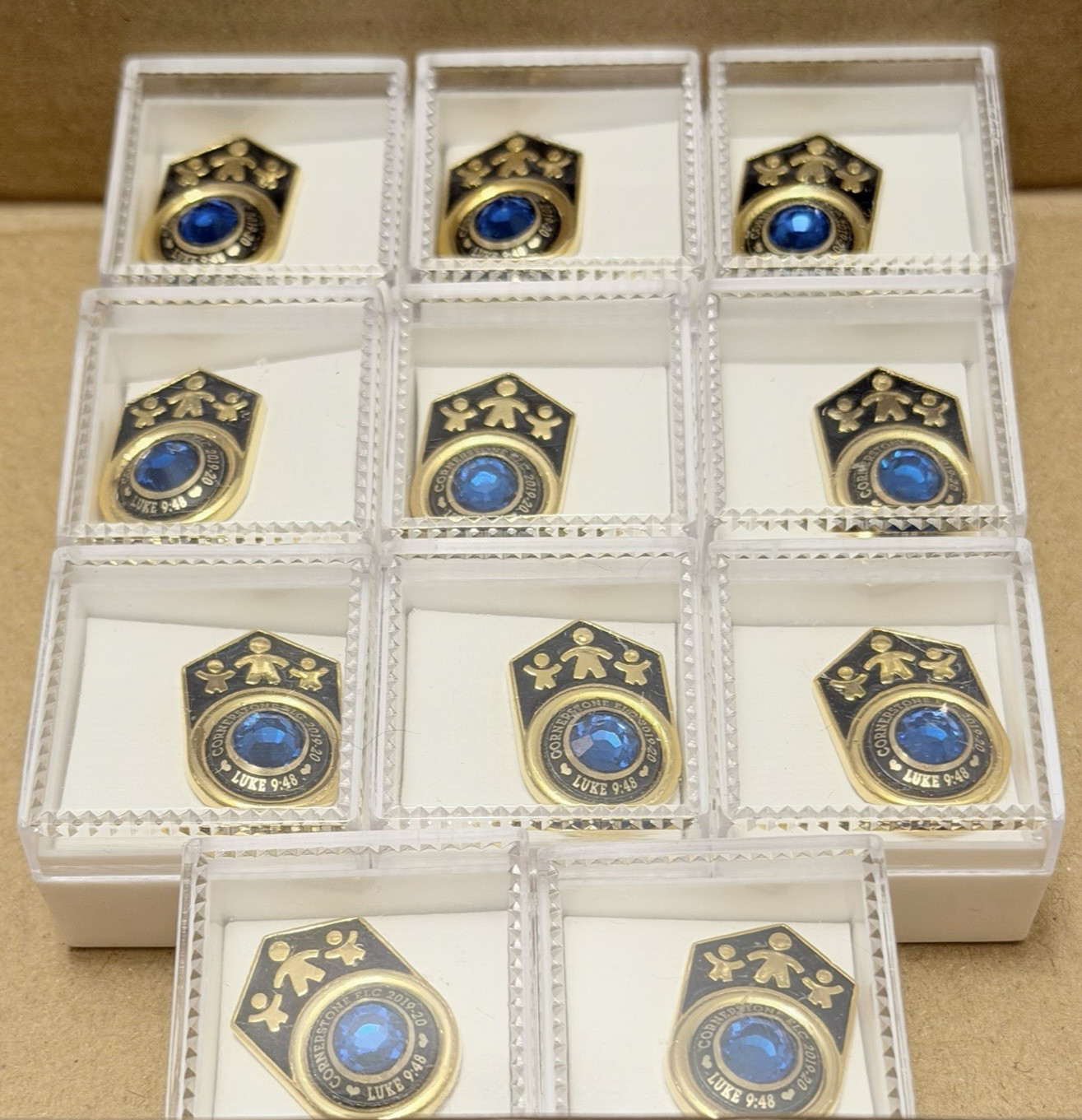 Award Pins LOT  11 Teacher Student Excellence Recognition Children First NEW Box