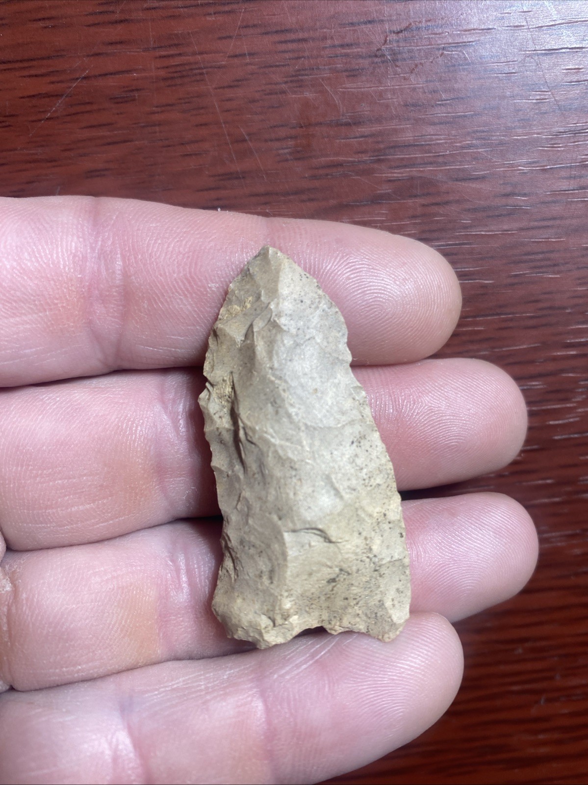 MLC s7767 1 7/8” Fluted Paleo Lanceolate Arrowhead Old Ohio Artifact MLC s7767 1 7/8” Fluted Paleo Lanceolate Arrowhead Old Ohio Artifact