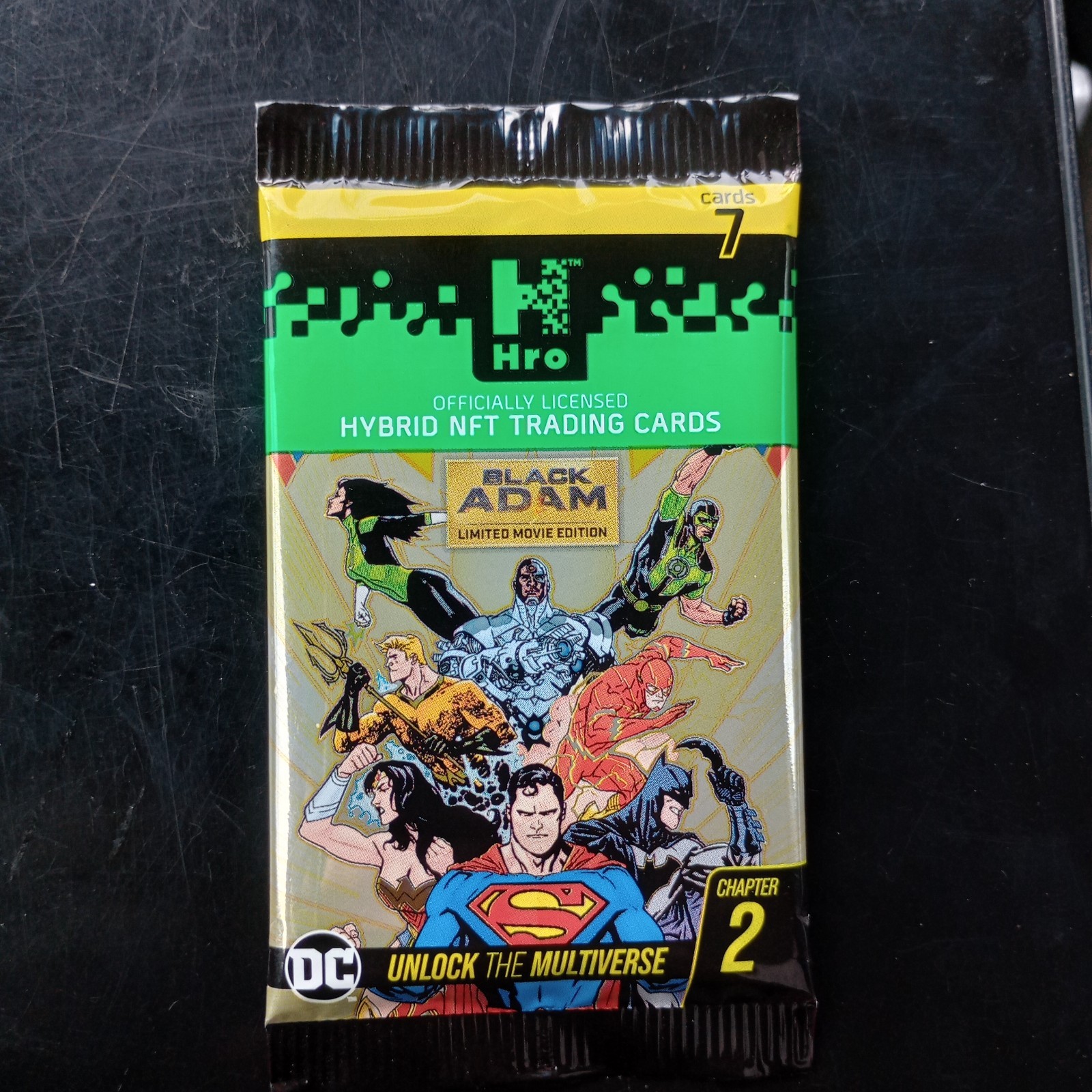 2023 HRO Chapter 2-  Black Adam - Unopened Pack Of 7 Cards - Sealed