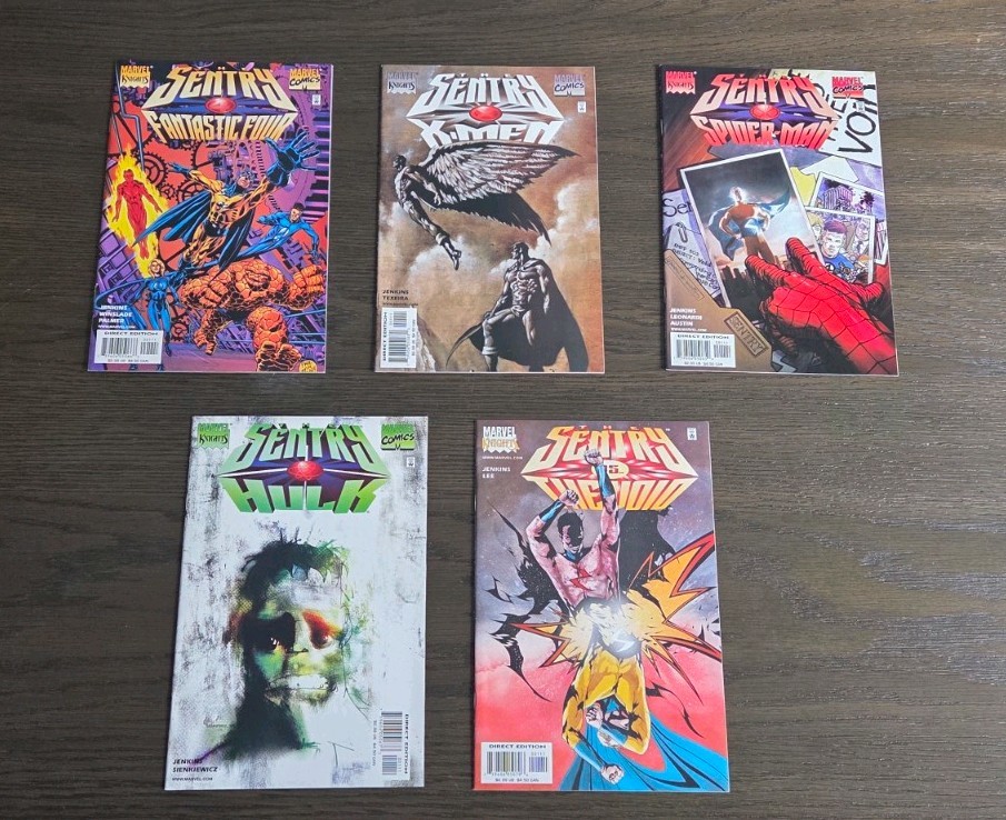 THE SENTRY ONE-SHOTS | LOT OF 5, 2001 MARVEL | SPIDEY HULK X-MEN VS. VOID FF