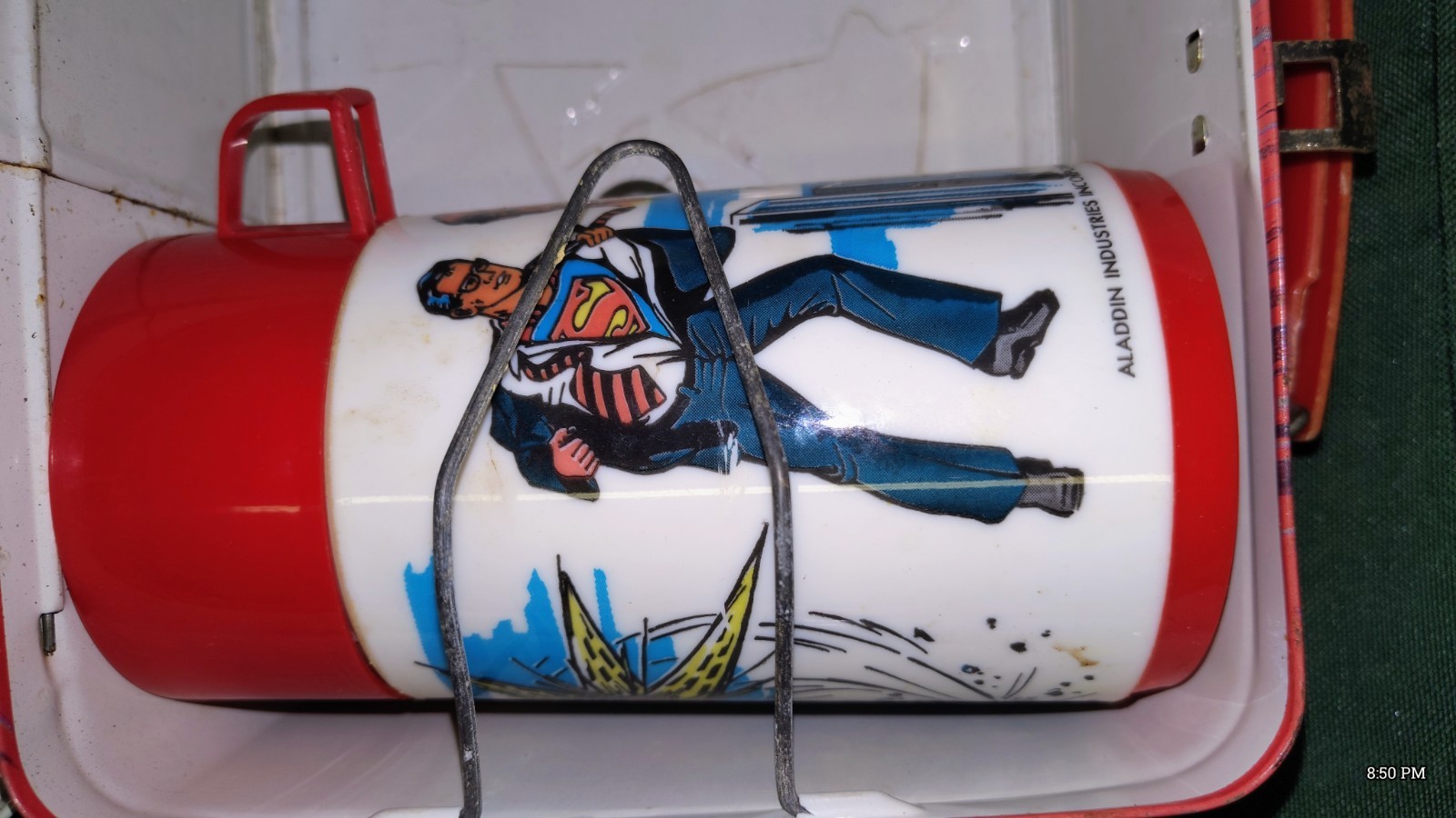 Vintage 1978 Aladdin Industries Superman Collectible Metal Lunch Box AND Thermos Vintage 1978 Aladdin Industries Superman Collectible Metal Lunch Box AND Thermos