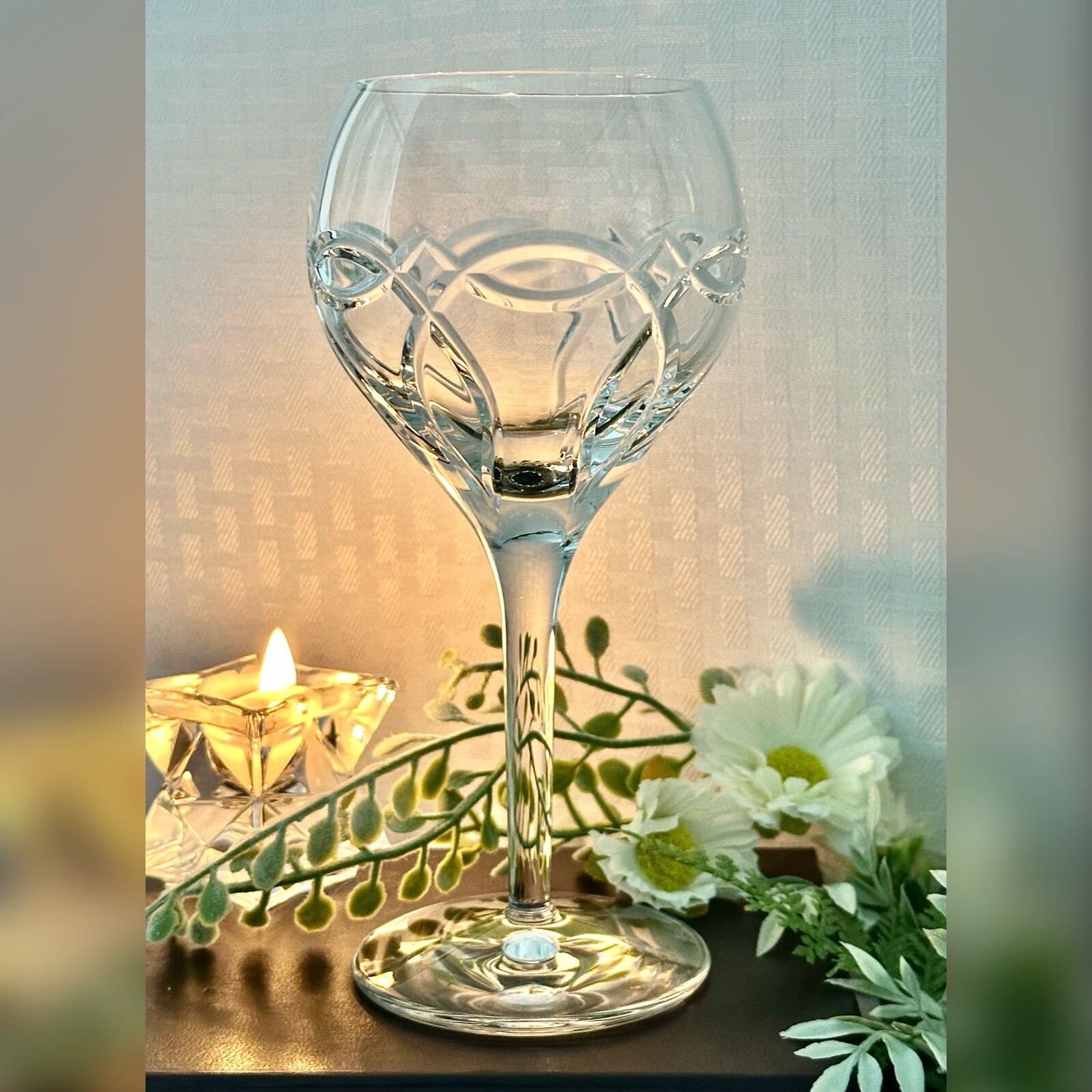 Waterford Clannad White Wine Glass Crystal Replacement Vintage Rare