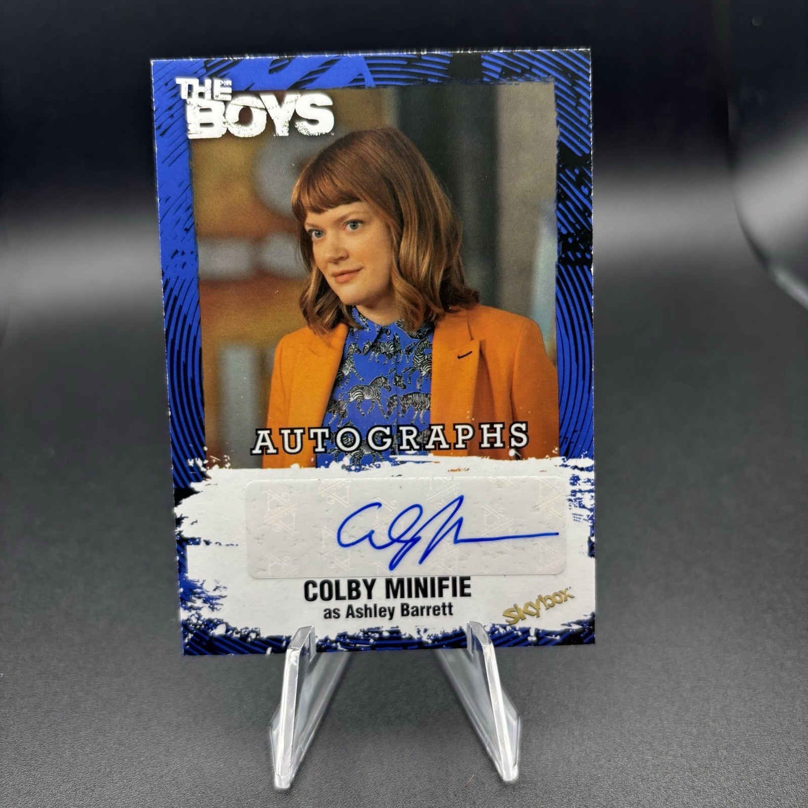 2025 Skybox The Boys: Season 1 & 2 Colby Minifie as Ashley Barrett #A-MI Auto 2025 Skybox The Boys: Season 1 & 2 Colby Minifie as Ashley Barrett #A-MI Auto