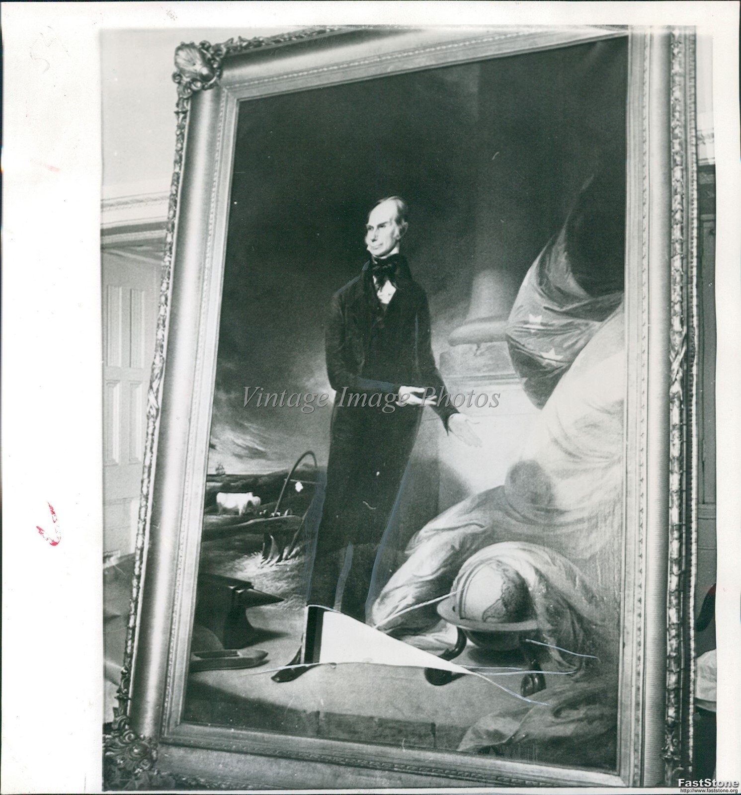 1966 Henry Clay Portrait Among Those Damaged By Hoodlum In D C Art 8x8 Photo