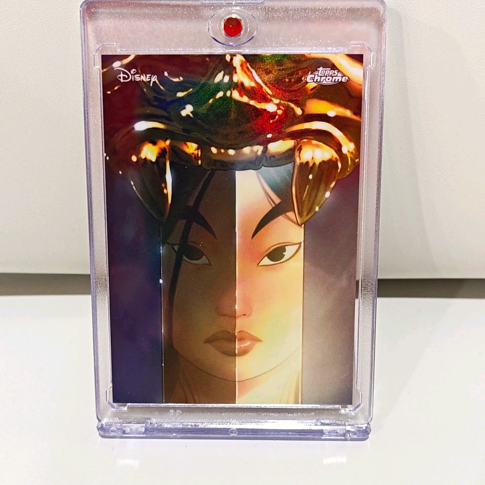 Topps 2026 Topps Disney Chrome Disney Reflections Mulan Insert Card R-3