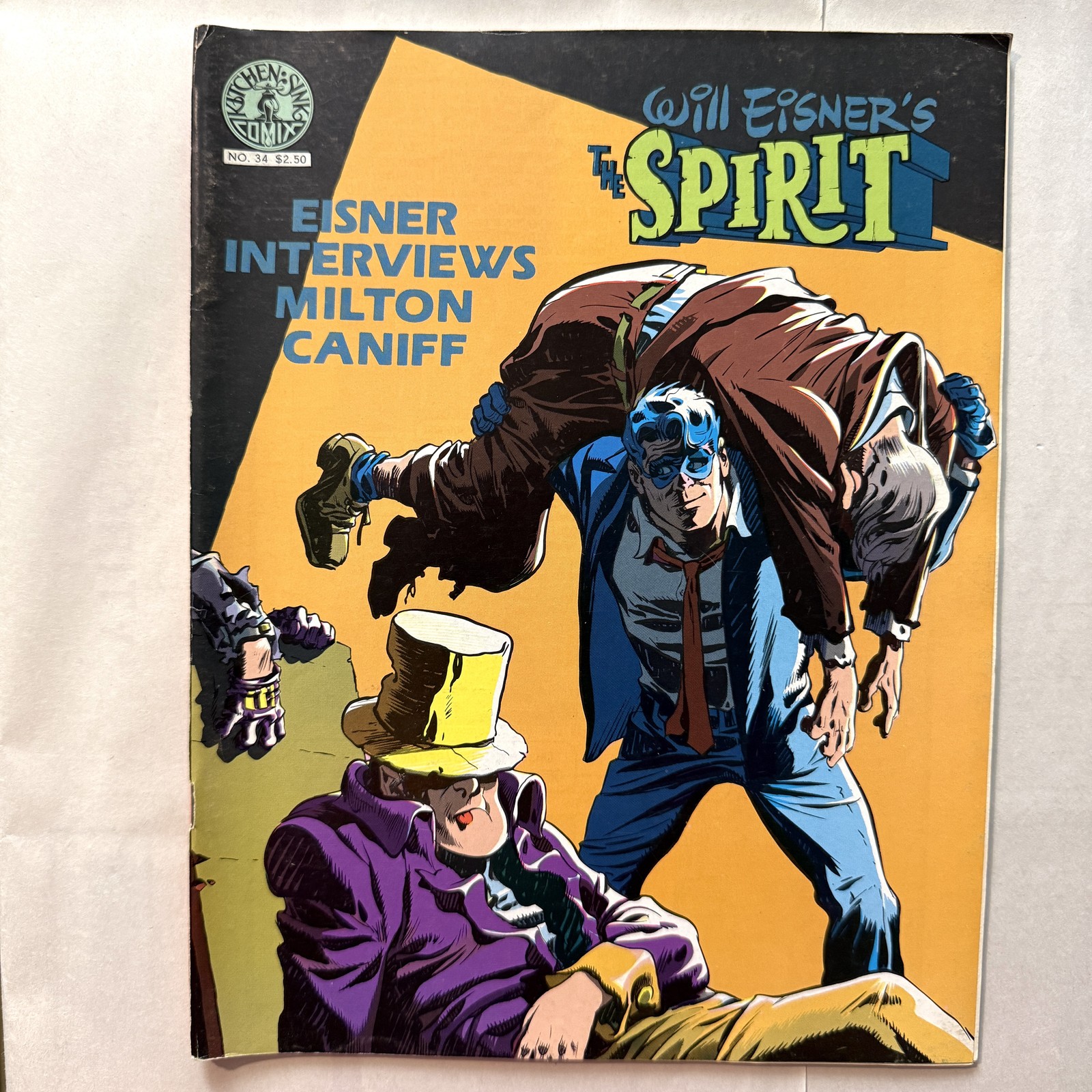 Will Eisner\'s The Spirit Kitchen Sink Comics No. 24 Milton Caniff Interview