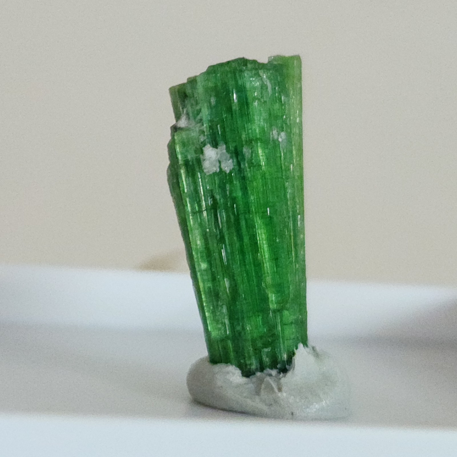 Rare DT Green Chrome Tourmalinefrom Mogok Burma, 9.40ct, US Seller Rare DT Green Chrome Tourmalinefrom Mogok Burma, 9.40ct, US Seller