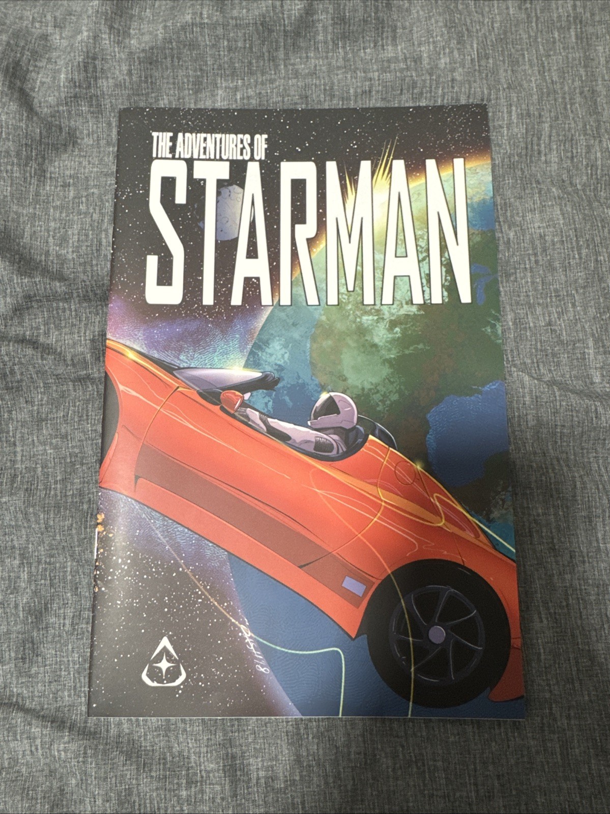 THE ADVENTURES OF STARMAN TESLA ELON MUSK SPACE X EXCLUSIVE 1ST PRINT RARE FIND