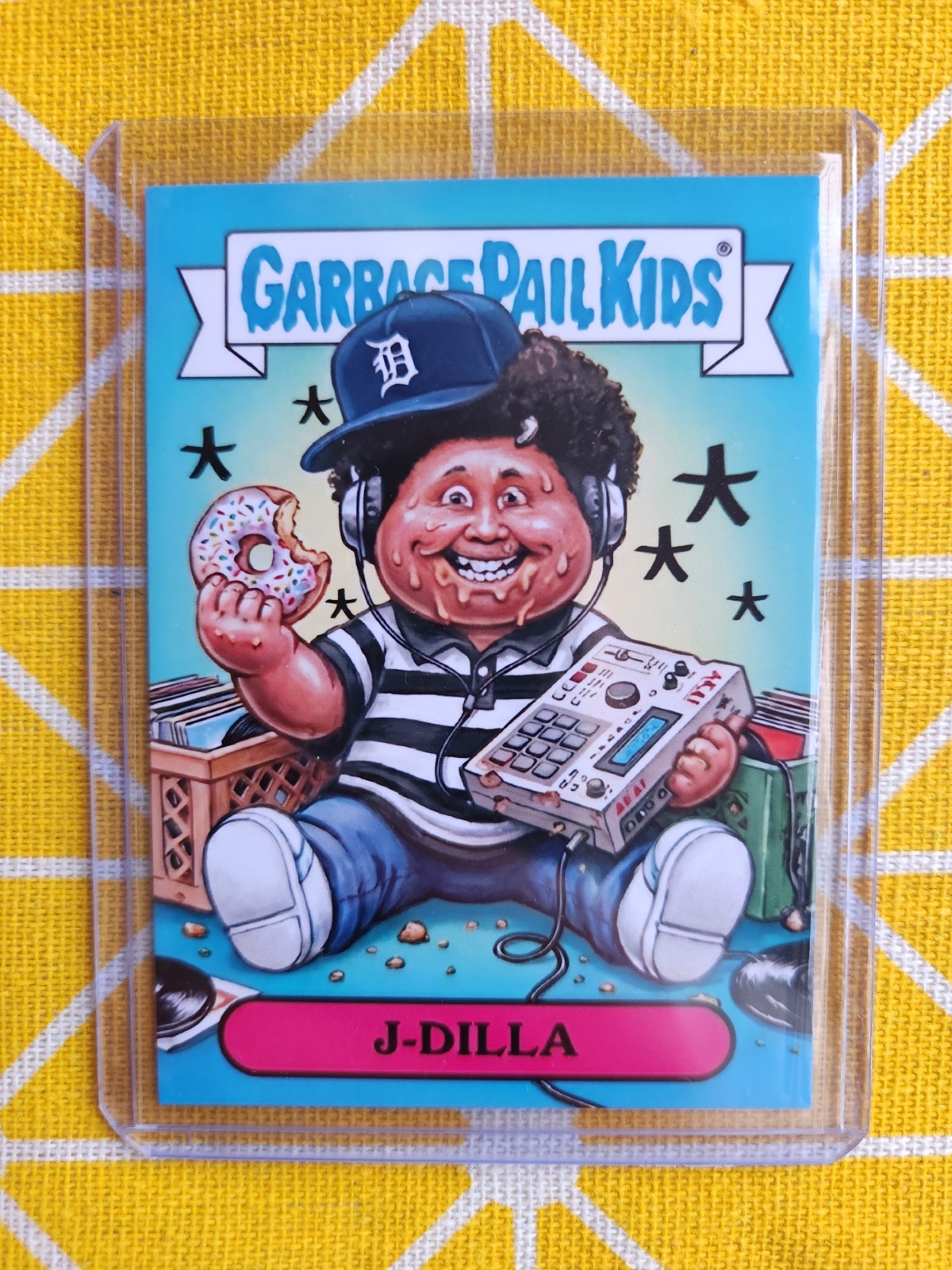 J-Dilla Donuts x GPK cards (edition of 100), j dilla card, hip hop collectibles