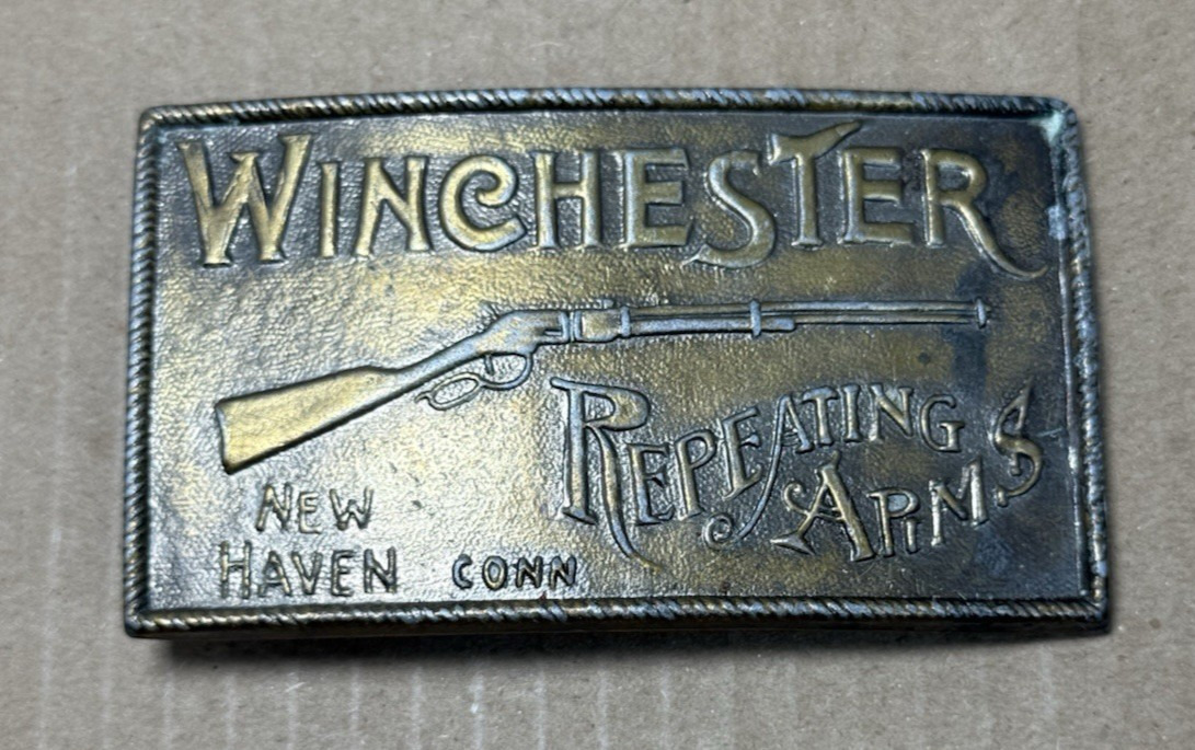 Winchester Repeating Arms Belt Buckle Olin Corp USA
