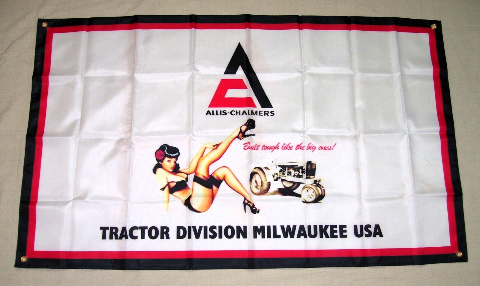 ALLIS CHALMERS SIGN 3\'X5\' FLAG BANNER TRACTOR MAN CAVE FARM SHOP FAST SHIPPING ALLIS CHALMERS SIGN 3\'X5\' FLAG BANNER TRACTOR MAN CAVE FARM SHOP FAST SHIPPING