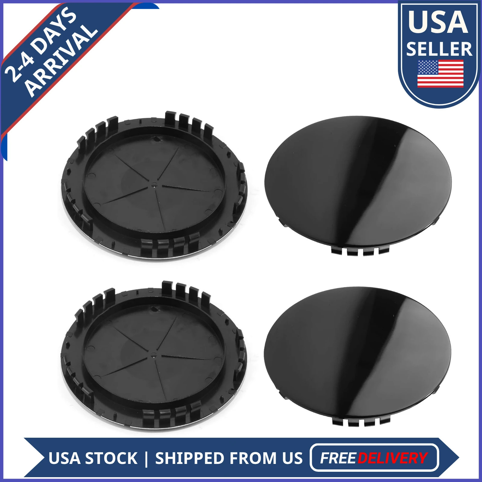 4Pcs Wheel Center Caps for Chevy GMC 1992-1999 7.44in Silver Hub Cap Replacement 4Pcs Wheel Center Caps for Chevy GMC 1992-1999 7.44in Silver Hub Cap Replacement
