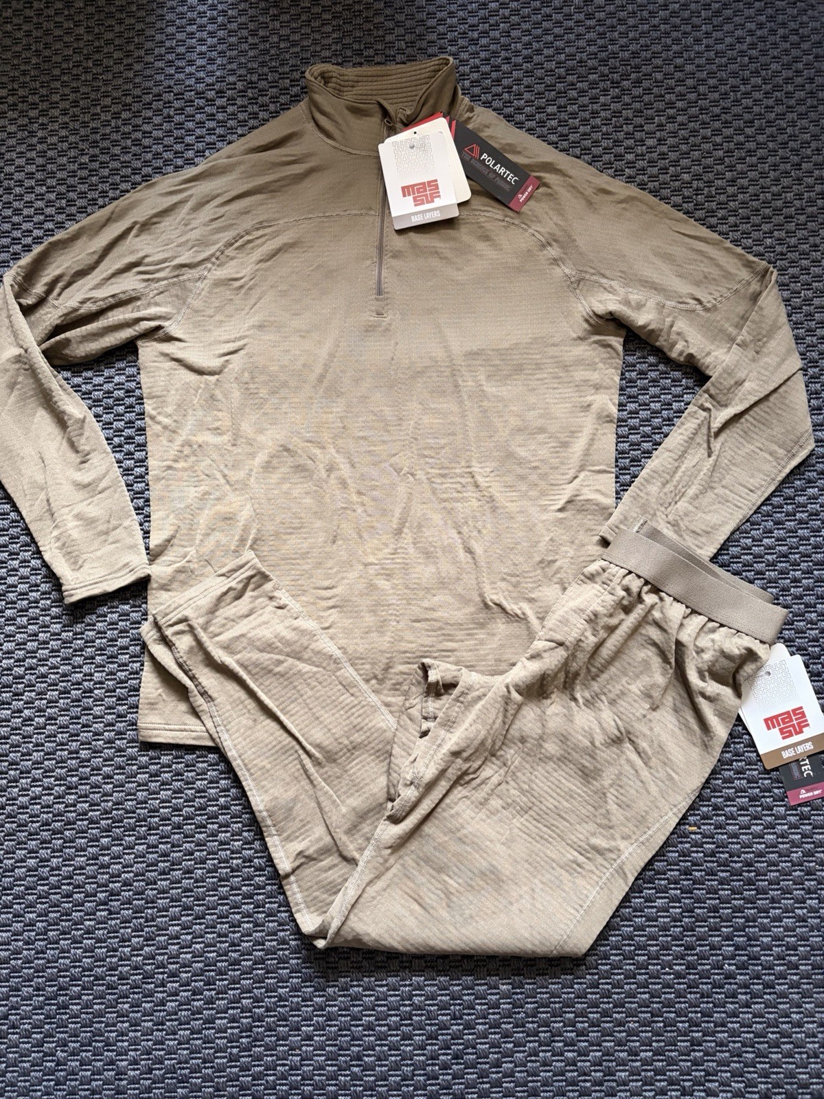 Massif PCU Level 2 Pullover And Pants Set Size Large Coyote Brown New