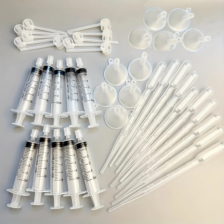 40 Pcs perfume refill set: funnel, dropper, syringe, travel and diy cosmetics US 40 Pcs perfume refill set: funnel, dropper, syringe, travel and diy cosmetics US