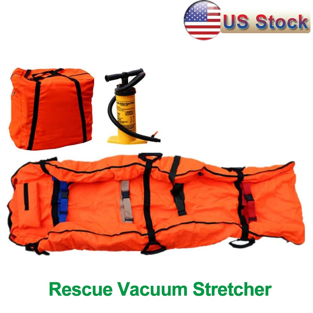 Rescue Vacuum Stretcher Negative Pressure Splint Body Fixation Airbag Splints US