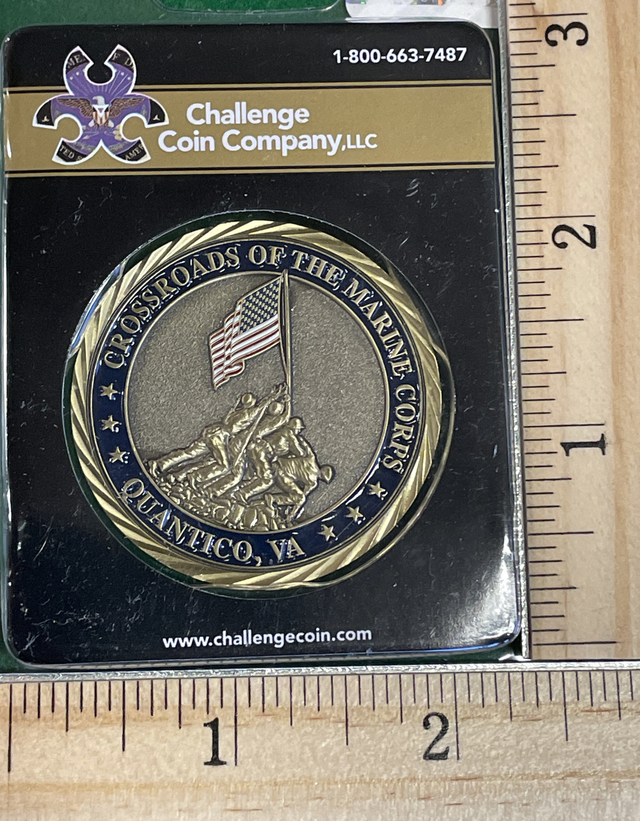 Coin - USMC - Crossroads Of The Marine Corps Quantico- New