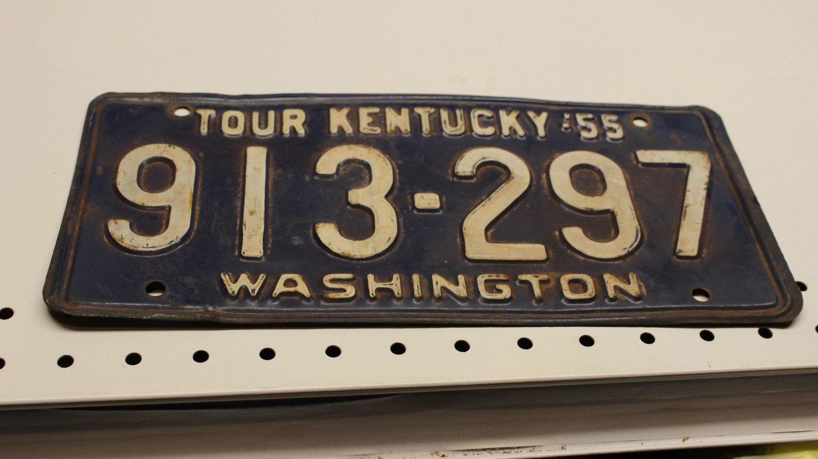 1955 KENTUCKY LICENSE PLATE