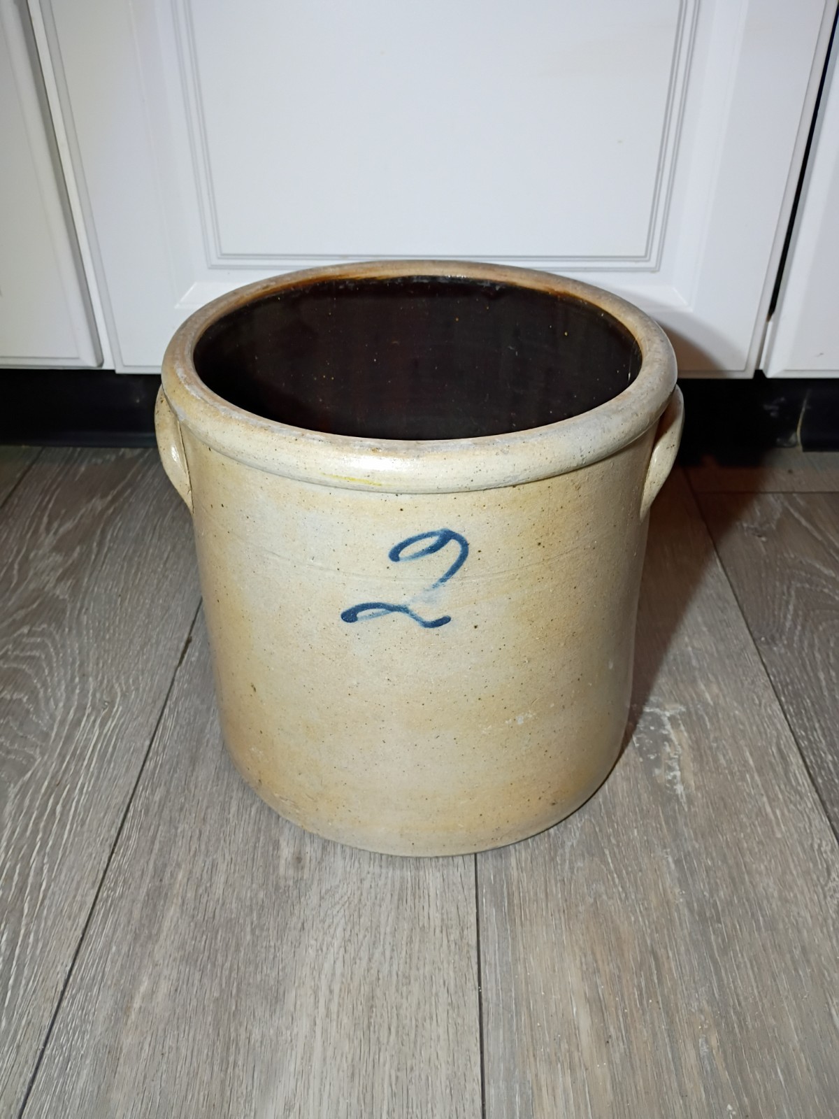 Antique Red Wing 2 Gallon Stoneware Crock Primitive 
